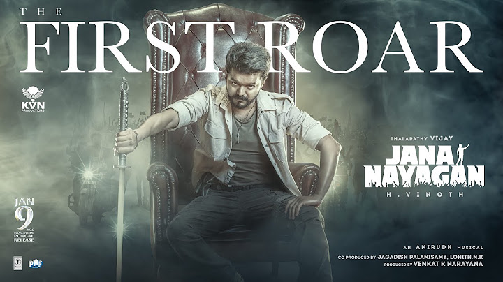 The First Roar - Jana Nayagan | Thalapathy Vijay | H Vinoth | Anirudh | Pooja Hegde | KVN