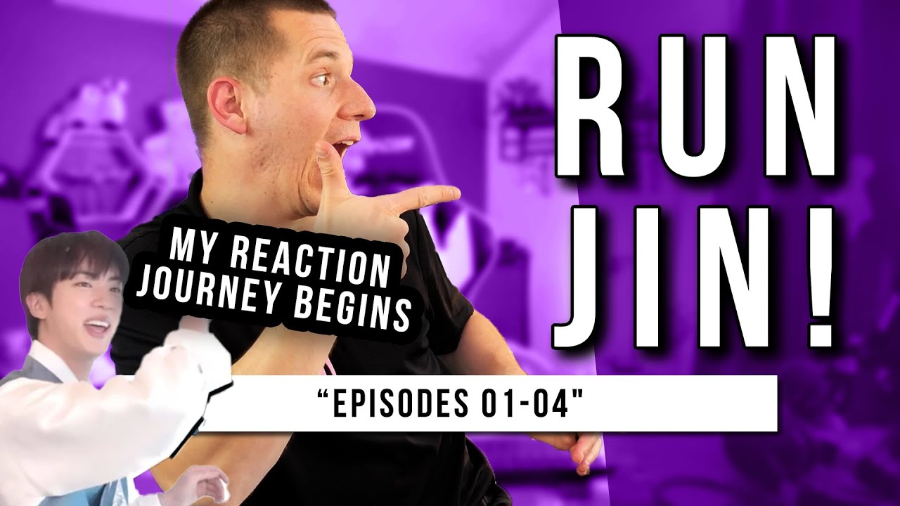 JIN you DAD! 🤣 My Run JIN! Reaction Journey Begins (Episodes 01-04)