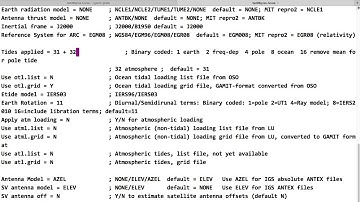 GAMIT-GLOBK 04: Atmospheric Tide Grid