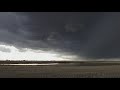 Convective shower over Calgary. Timelapse.