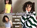SUMMER CLOTHING HAUL: BRANDY MELVILLE, THRIFTED, URBAN OUTFITTERS, PACSUN