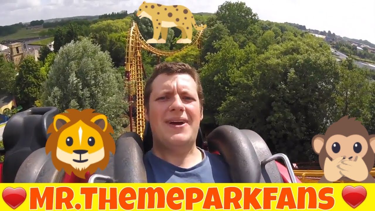 Bellewaerde vlog Dieren in het park ontdekken on-ride Vekoma boomerang full version 16-06-2017. :)