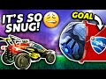 Rocket League, but the GOAL is the SIZE OF THE BALL