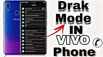enable dark mode any vivo phone vivo dark theme