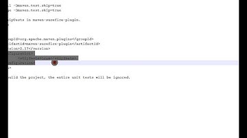 MAVEN JUNIT TEST CASES HOW TO SKIP DEMO