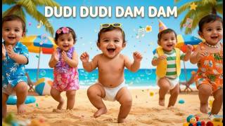 Dudi Dudi Dam Dam Dance 💃 💃 | Dodi Dodi Dum Dum Cutest Babies Dancing | Kids Hindi Rhymes #dudidudi