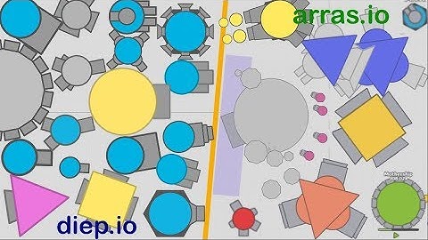 DIEP.IO VS ARRAS.IO - OFFICIAL IO TANKS GAME VS FAN-MADE IO GAME!