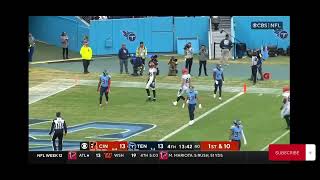 Joe Burrow finds Tee Higgins for a insane touchdown!!! What a impressive catch! What a throw!!!👍