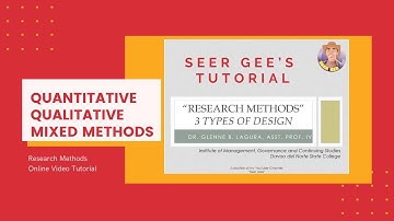 3 Types of Research Design | Quantitative, Qualitative & Mixed Methods