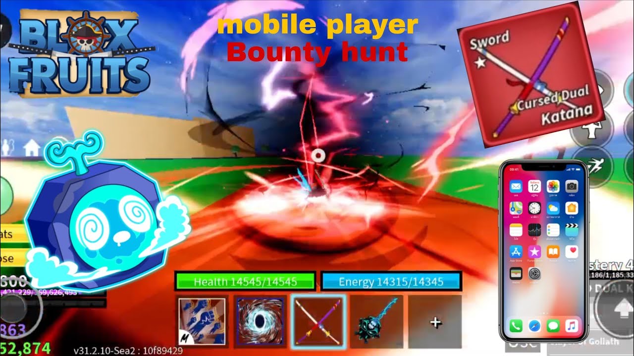 This Portal + CDK + God Human Build Is Broken For Bounty Hunting / Blox fruit | Mobile player