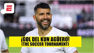 GOLAZO DE KUN AGUERO para abrir el marcador del Team Aguero en segunda ronda | The Soccer Tournament