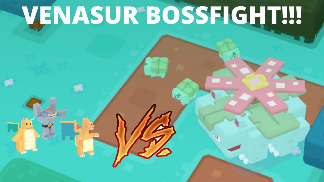 Venusaur Bossfight!!! Pokémon Quest Gameplay!!! YouTube
