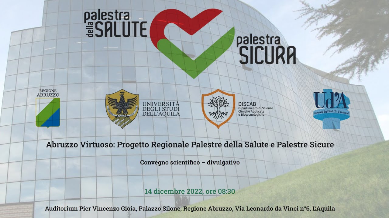 Progetto Regionale Palestre della Salute e Palestre Sicure - 14/12/2022