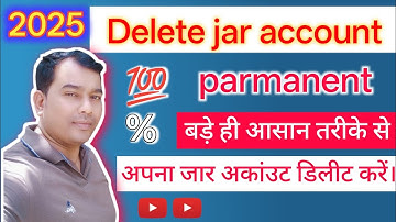 Jar App Account Kaise Delete Kare || How To Delete Jar Account ||  How To Delete Jar App Account ||