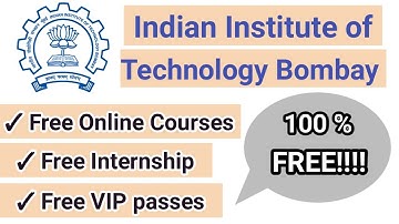 IIT Bombay- free online courses|| mood Indigo free certificate - IIT Bombay free internships 2020