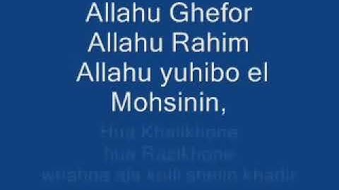 Give Thanks To Allah - Michael Jackson With Lyrics!