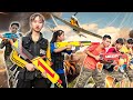 Xgirl nerf studio special police girls warriors seal x girl nerf guns battle attack criminal group