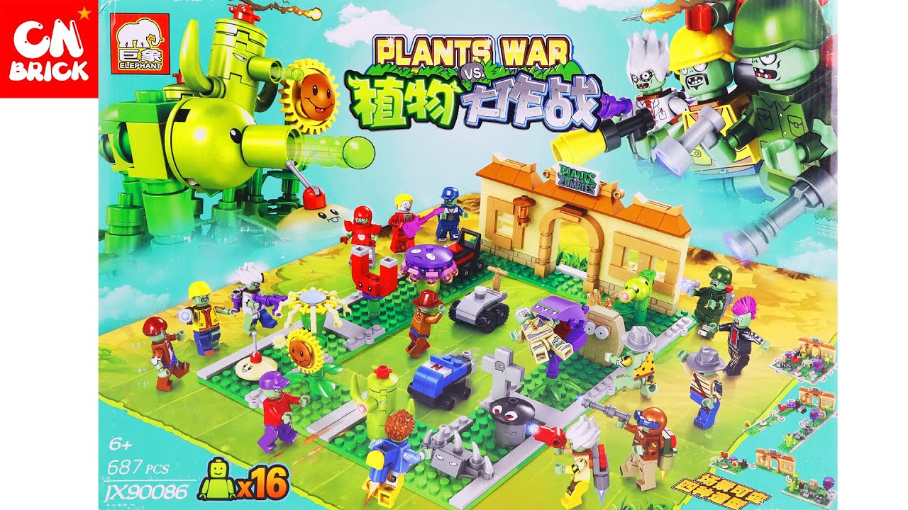 LEGO IDEAS - Plants vs. Zombies - Front Lawn