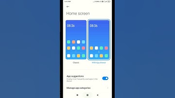 how to enable app drawer | swipe up to open app drawer in mi phone |  #shorts #animal