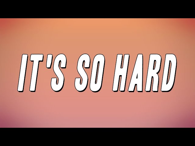 Big Pun - It's So Hard ft. Donell Jones (Lyrics) class=