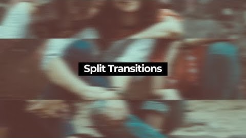 Split Transitions Premiere Pro Presets