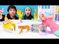 Ayşe ve Ümit! Barbie oyunları - Kedi veteriner kliniği dağıtıyor! Kız videoları