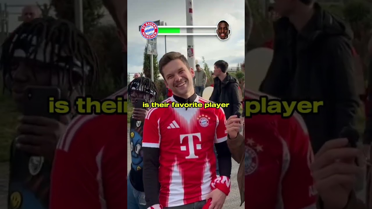 Can I Find a Bayern Fan who's Favourite Player is Nicolas Jackson? 🤔🇩🇪