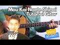 Tutorial Gitar "Mou Koi Nante Shinai" Versi Mudah!! (pria solo)