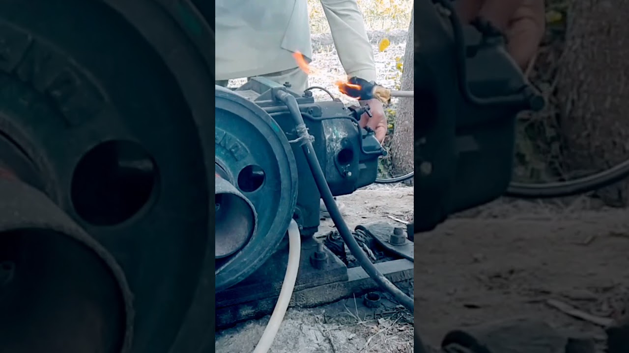 Petter Engine startup in cold weather | 