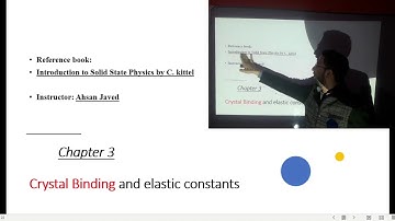 Crystal Binding_ 1. Basic Concepts