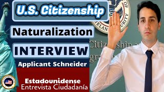 US Citizenship w/ Applicant Schneider (Naturalization Interview Experience) 2021 screenshot 5