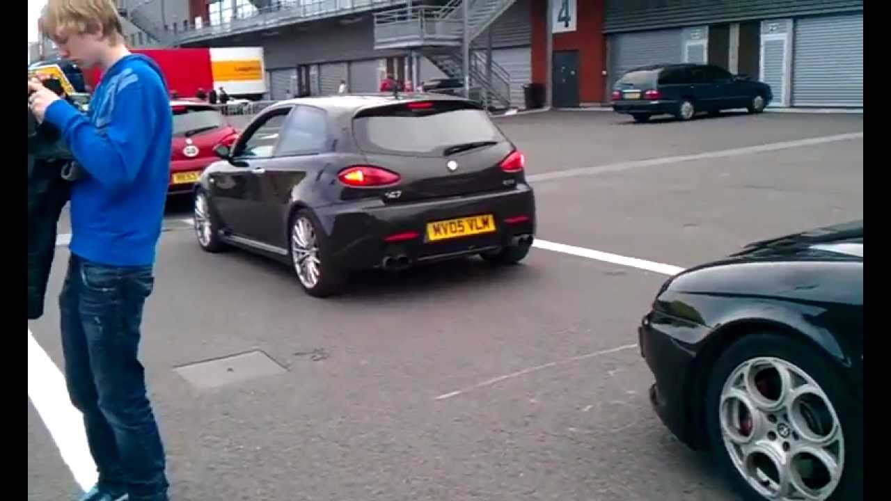 Spa Italia 2012 Alfa Romeo GTA driving to the race track of Spa Francorchamps