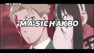 MA'SICHAKBO | AKA MISAL FT. SAN-BX, SISHO MOMIN & K9INE |  Lyrics video |