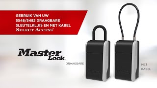 Operating the Master Lock 5480/5482 Lock Boxes (Dutch)