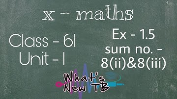 Class - 61 | 10th Maths | UNIT -1 | Ex.-1.5 | Sum no.-8( ii & iii ) - By Nivetha Bharathi