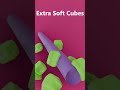 Jelly Cubes on Shape Shifting Platform #blenderanimation