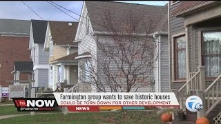 Farmington group wants to save historic homes