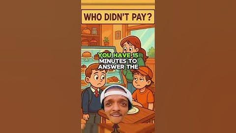 Who Didn’t Pay? 🕵️ Only 1% Will Catch It!" #shorts #brainteaser #riddle #mindgame #iqtest