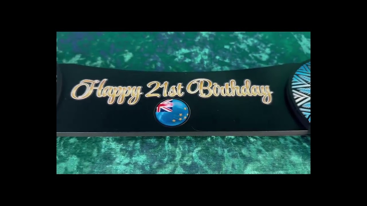 Standout Birthday Key Design WW808: 21st Birthday Keys Gift Australia!