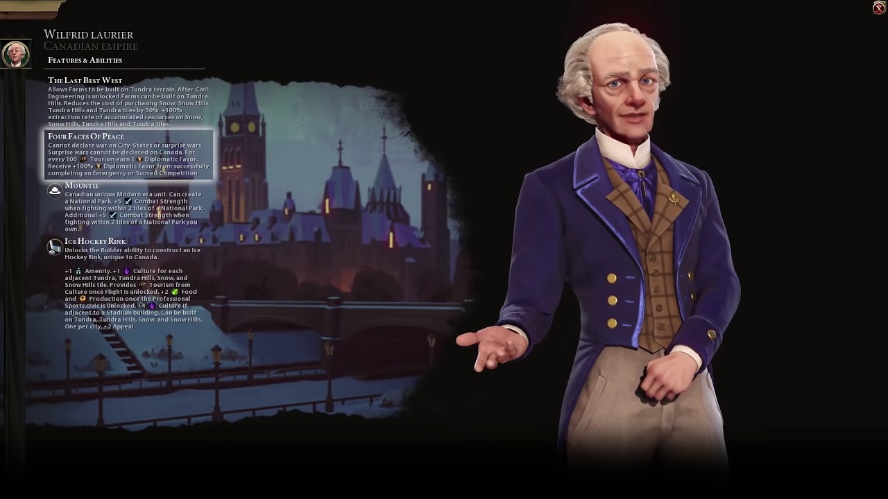 Civilization 6 Gathering Storm Adds Canada And An Ice Hockey Rink