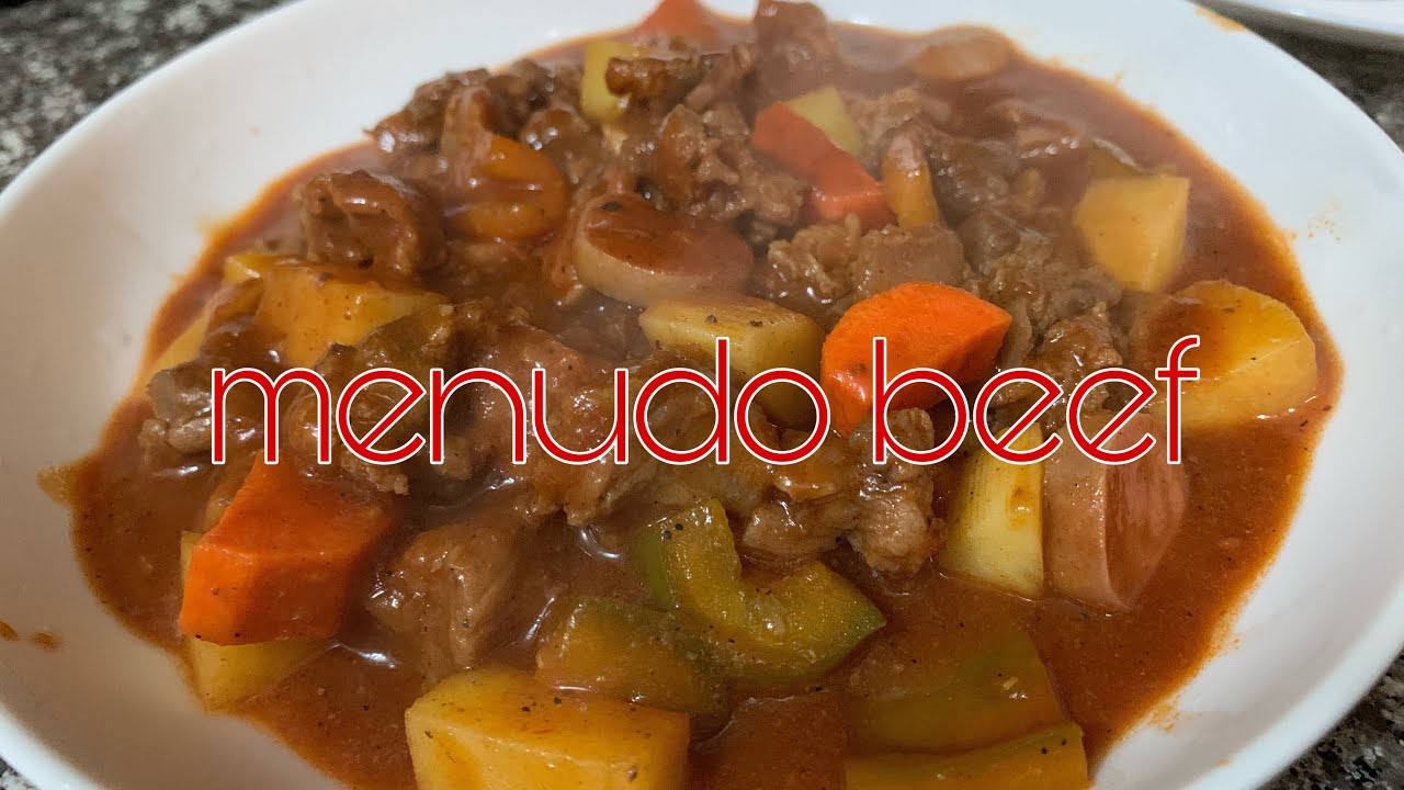 HOW TO COOK MENUDO BEEF YouTube