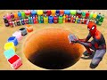 Spiderman Big Toothpaste Eruption From Giant Coca Cola Fanta Mirinda Orbeez Sprite Vs Mentos 