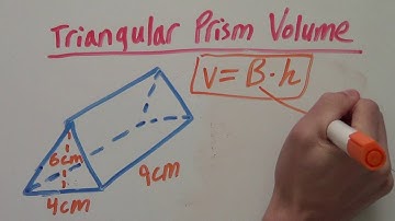 Triangular Prism Volume | How to find the volume of a triangular prism