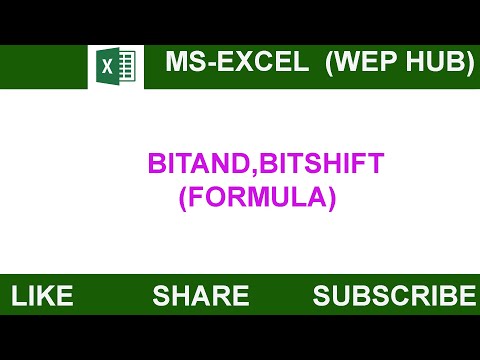 #FORMULA GOOGLE SHEET || BITAND,BITSHIFT || PART 20 ||