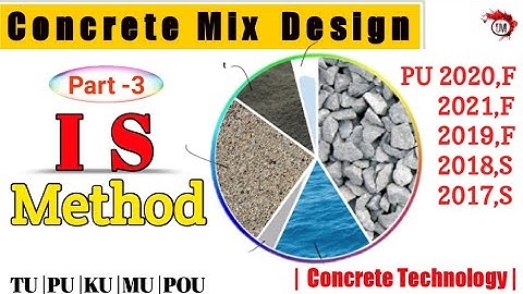 Concrete Mix Design: IS Method🔥|कंक्रीट मिक्स डिजाइन:IS Method|Numerical Solution|Civil Engineering|