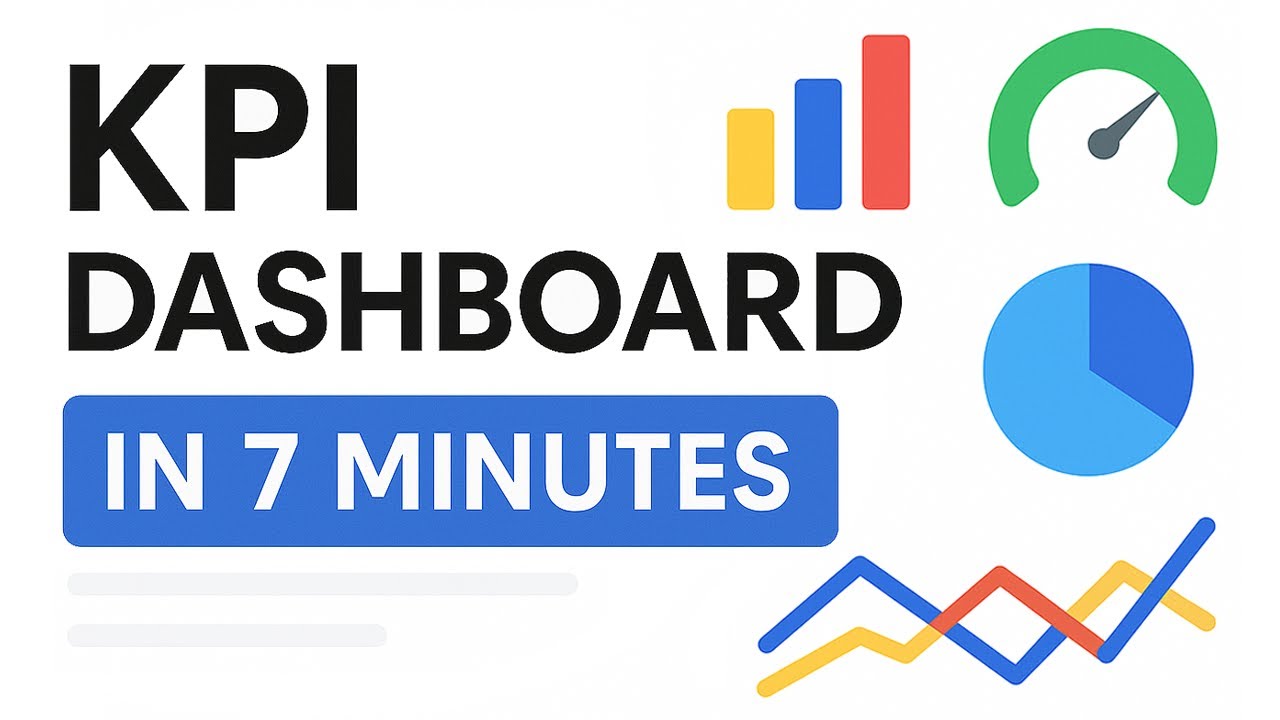 How to create a dashboard in 7 minutes - YouTube