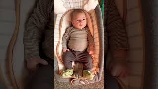 Baby Crying before pooping! It may be “Infantile dyschezia” #shorts
