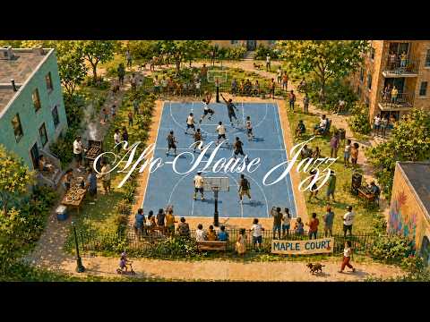 Court Day | Afro-House Jazz Mix 🏀 Soulful House Beats for Summer Cookout Vibes