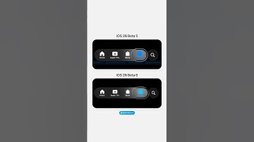 iOS 26 Beta 6 makes some slight tweaks to the Liquid Glass tab baả. #ios26 #liquidglass