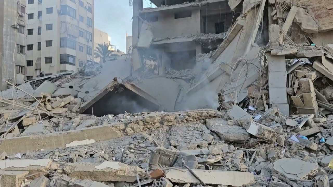 Liban: destructions dans la banlieue sud de Beyrouth | AFP Images